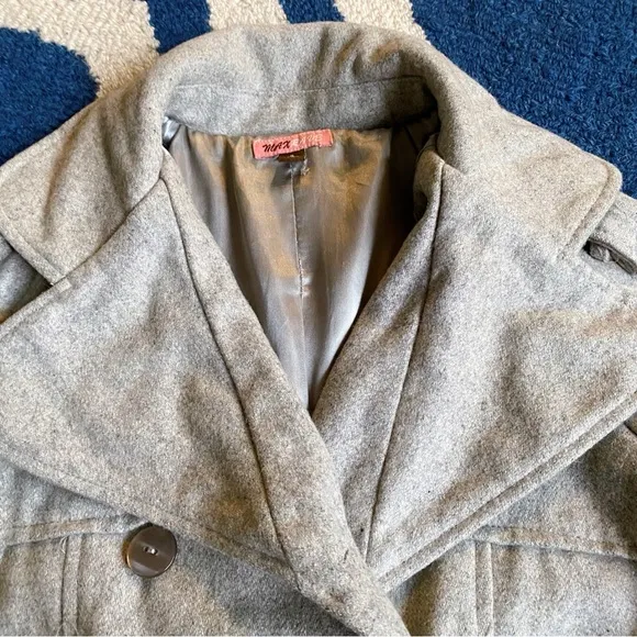 🍂 MAX RAVE GREY WOOL BLEND CROPPED JACKET!