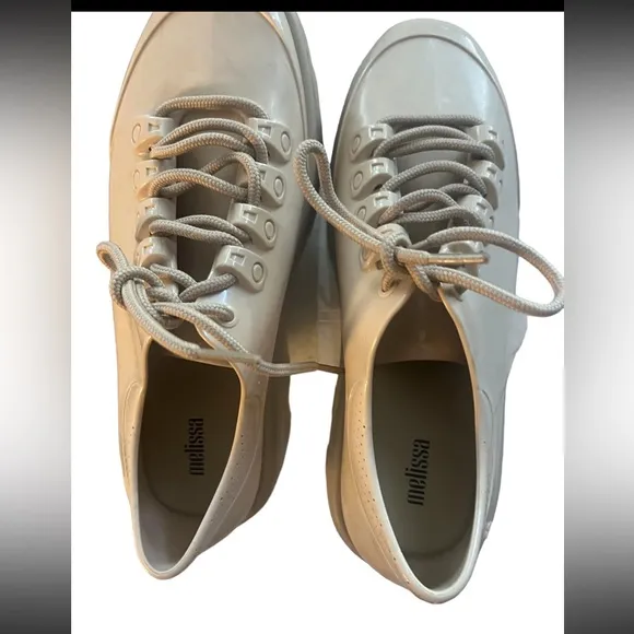 - Mellissa vegan lace - up platform shoes New in box