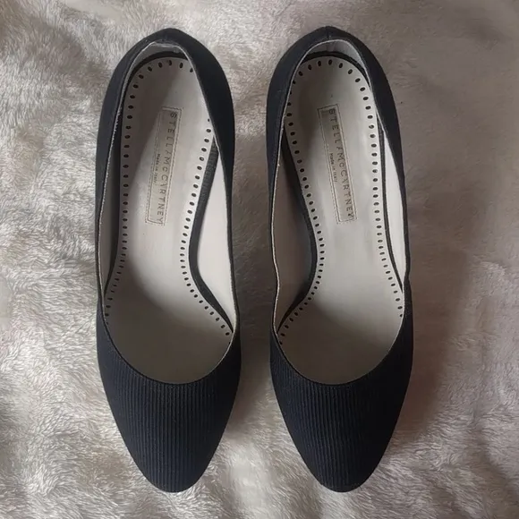 🦓 Stella McCartney Black and White Pumps 38.5