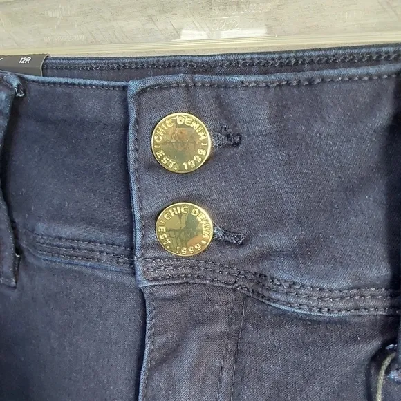 012 - Plus Size Asha Regular High Rise Skinny Jean - denim | CITY CHIC | 12 R