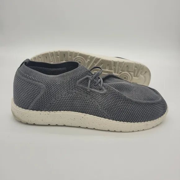 1TAZERO Mens Casual Loafers Slip on Canvas Shoes Walking Trail Hiking Size 12