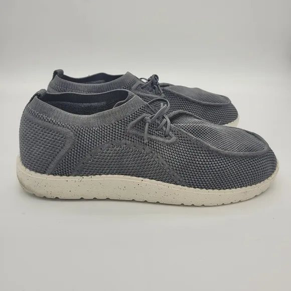 1TAZERO Mens Casual Loafers Slip on Canvas Shoes Walking Trail Hiking Size 12