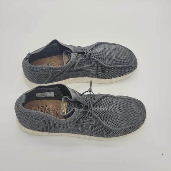 1TAZERO Mens Casual Loafers Slip on Canvas Shoes Walking Trail Hiking Size 12