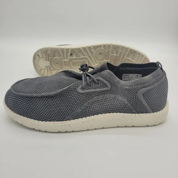 1TAZERO Mens Casual Loafers Slip on Canvas Shoes Walking Trail Hiking Size 12