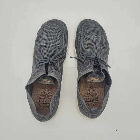 1TAZERO Mens Casual Loafers Slip on Canvas Shoes Walking Trail Hiking Size 12