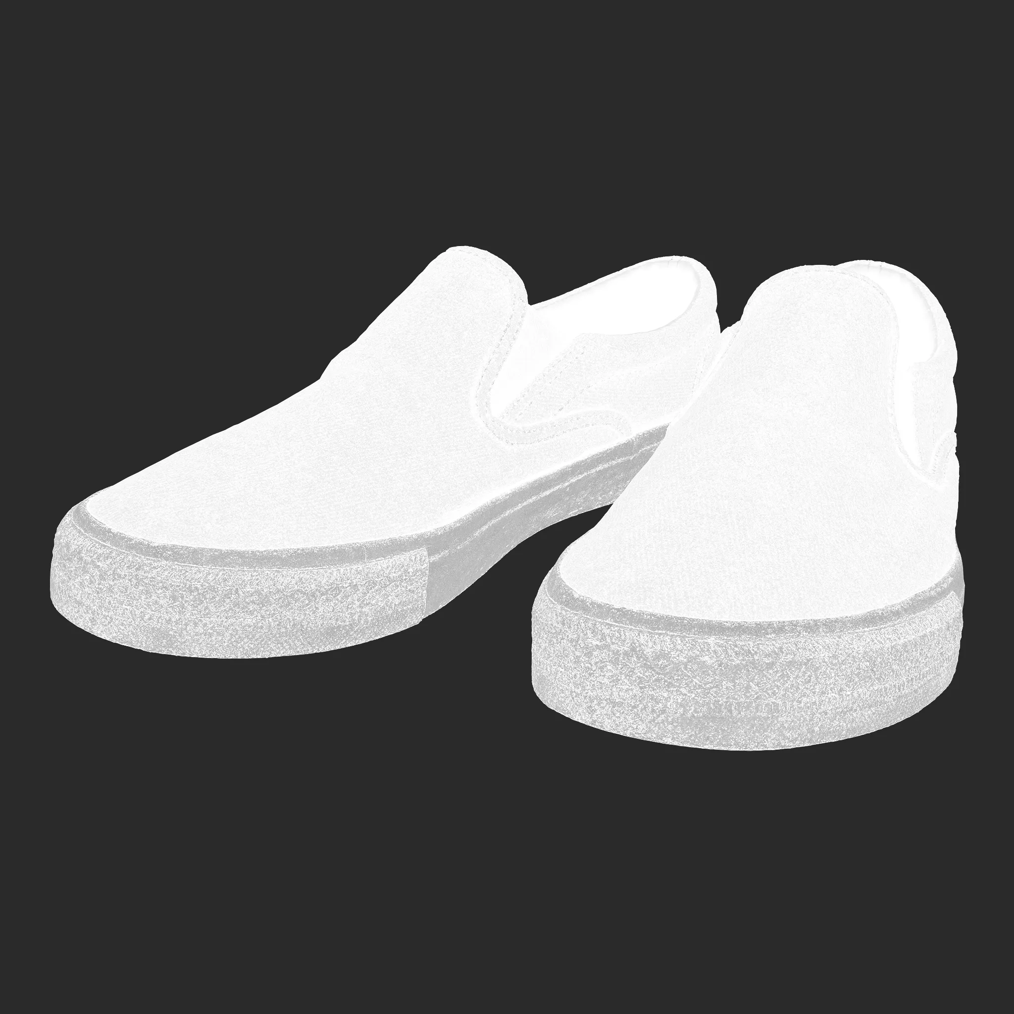 3D Unisex Black Espadrilles