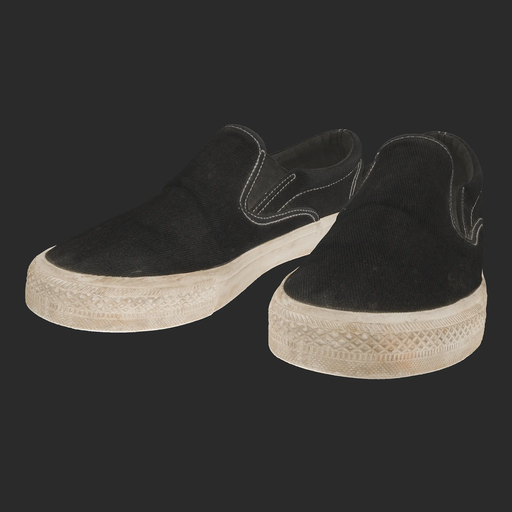 3D Unisex Black Espadrilles