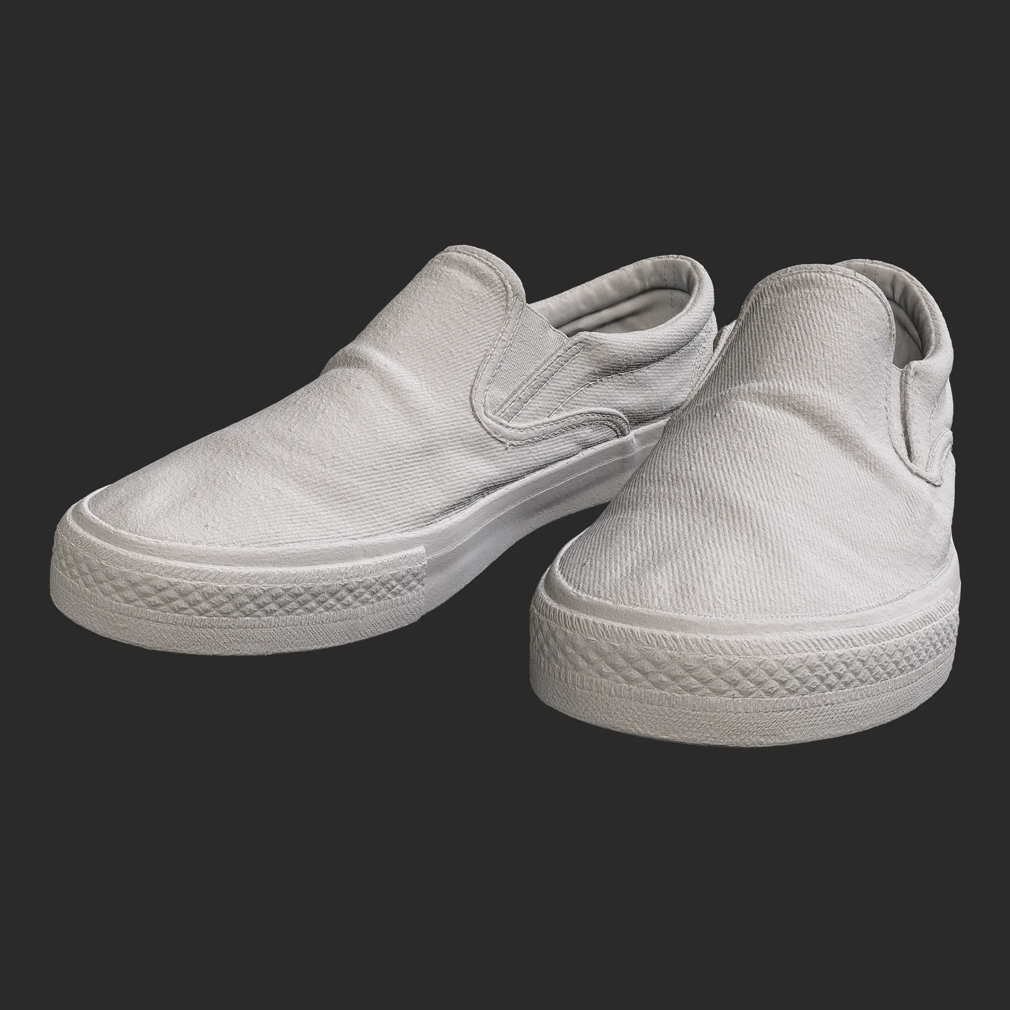 3D Unisex Black Espadrilles