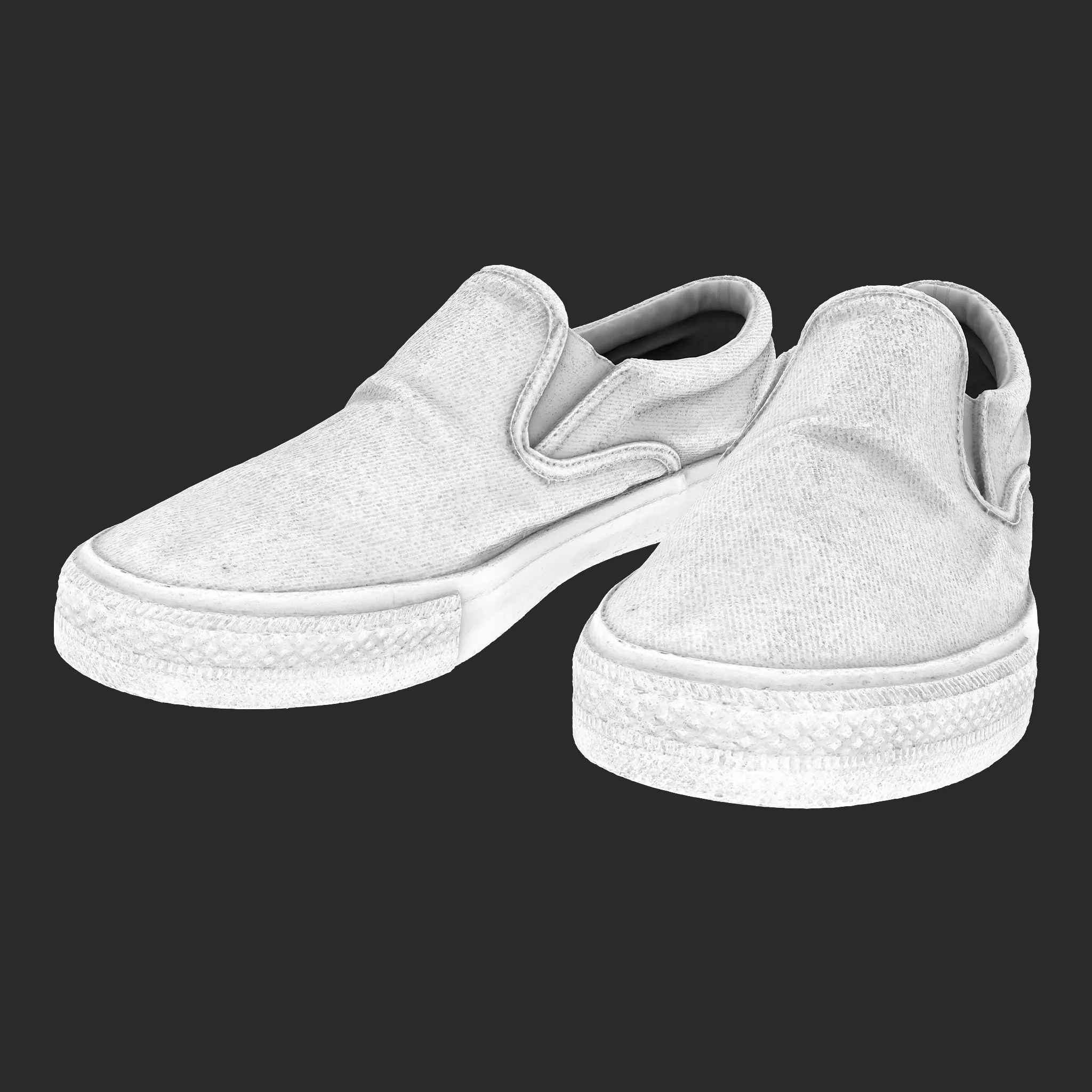3D Unisex Black Espadrilles