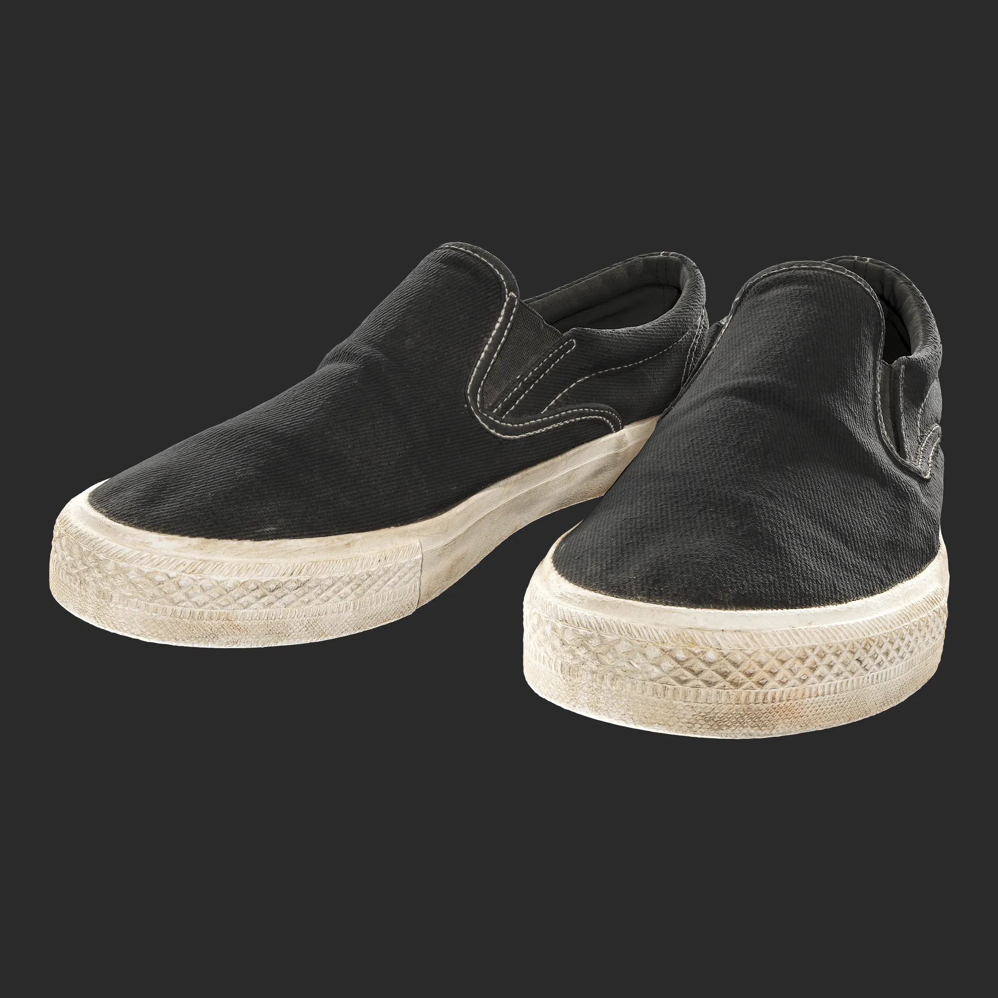 3D Unisex Black Espadrilles
