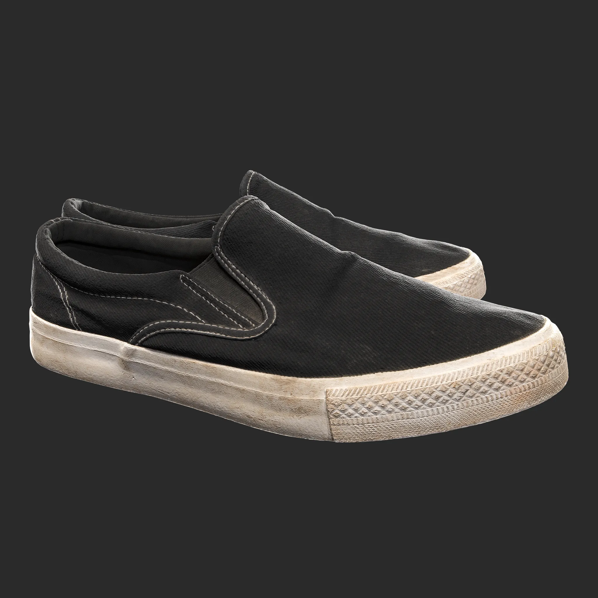 3D Unisex Black Espadrilles