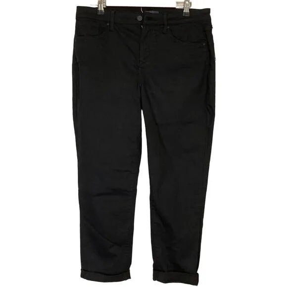 A618014 NYDJ Margot Girlfriend Black 10