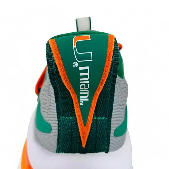 adidas AlphaBoost v1 x Miami Hurricanes Men's Shoes Athletic Sneakers IE1038