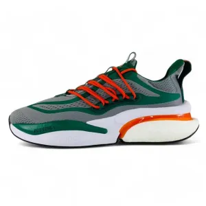 adidas AlphaBoost v1 x Miami Hurricanes Men's Shoes Athletic Sneakers IE1038