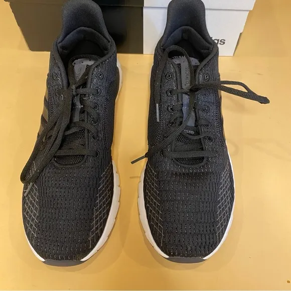 Adidas Black White Asweego CC Marathon Running Sneakers Size 9