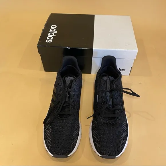 Adidas Black White Asweego CC Marathon Running Sneakers Size 9