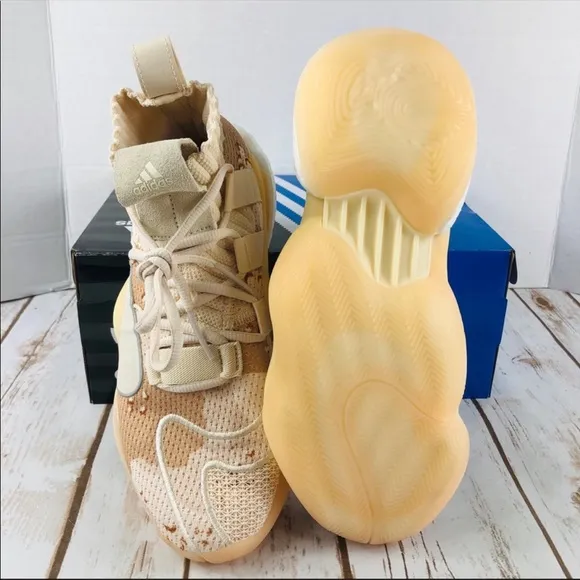 Adidas Crazy BYW X Sneakers Beige Camo NIB