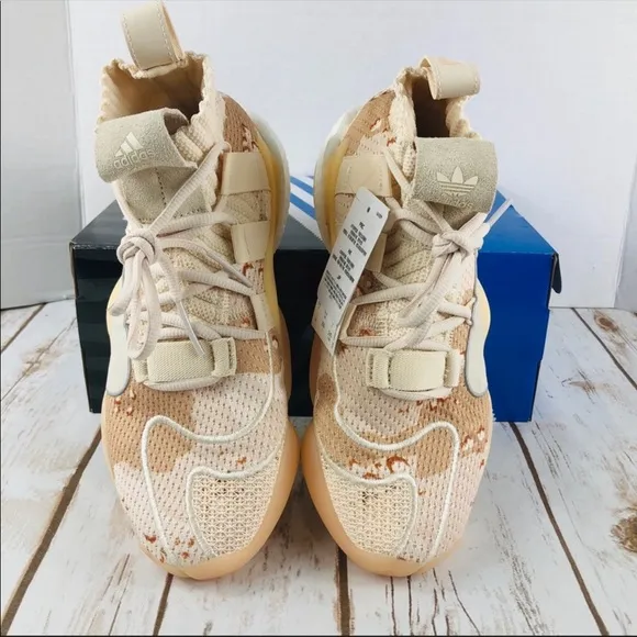 Adidas Crazy BYW X Sneakers Beige Camo NIB