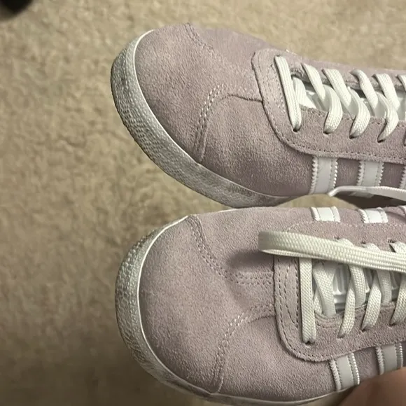 Adidas Gazelle taupe suede sneakers