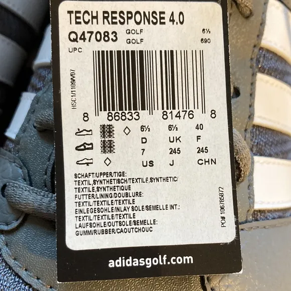Adidas golf tech response 4.0 sneakers 7