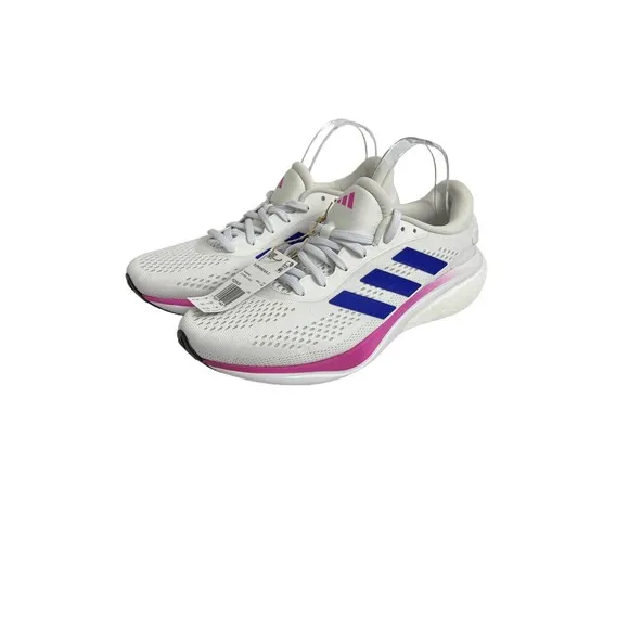 adidas Men's Supernova 2 Sneakers Blue Pink White Men's 10 New