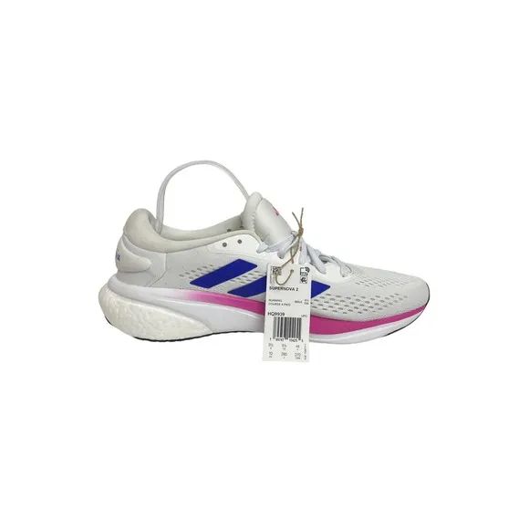 adidas Men's Supernova 2 Sneakers Blue Pink White Men's 10 New
