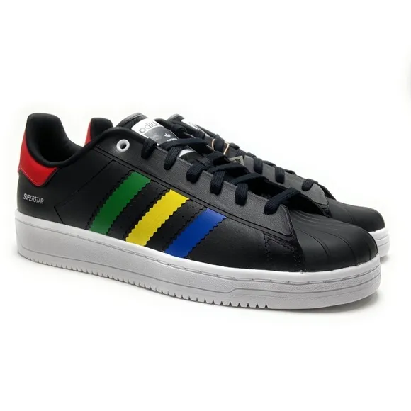 Adidas Men's Superstar OT Tech Black White Blue Shoes Sizes 11 - 12