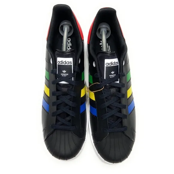 Adidas Men's Superstar OT Tech Black White Blue Shoes Sizes 11 - 12