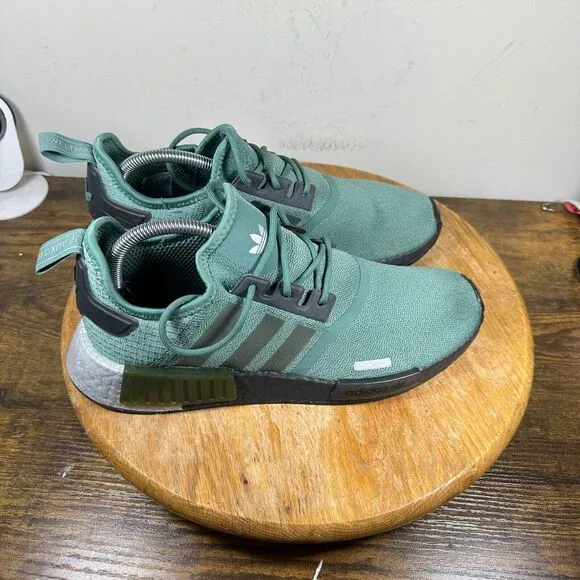adidas Nmd R1 Tech Emerald Men's Size 9 White‎ Shoe Sneakers GX6468