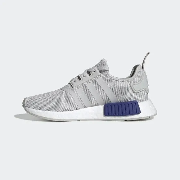Adidas NMD_R1 J EE6674 Kids Grey One/Shock Pink Running Sneakers Shoes Size 4