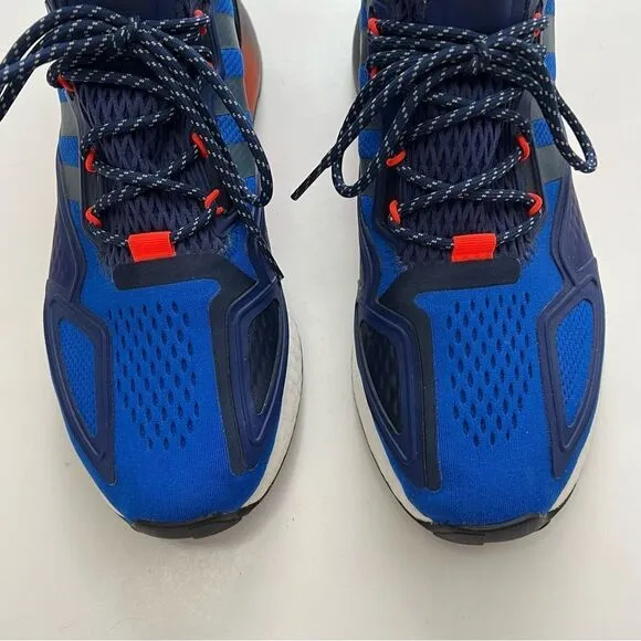 Adidas Original ZX 2K Boost Blue Tech Indigo Men’s Running Sneakers Size 10.5
