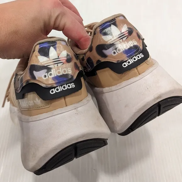 ADIDAS Originals Choigo Animal Print Pale Nude Chunky Sneakers