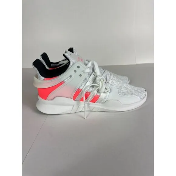 Adidas Originals Girls Support ADV Size 6.5 Big Kids White Running Shoe Sneakers
