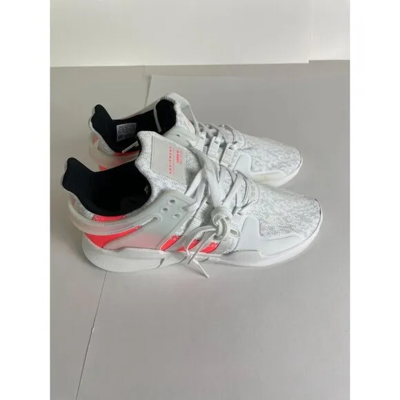 Adidas Originals Girls Support ADV Size 6.5 Big Kids White Running Shoe Sneakers