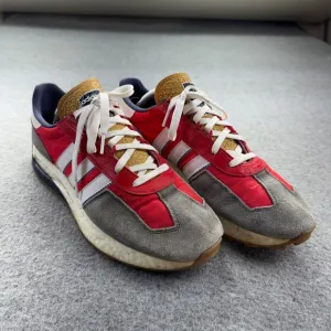 Adidas Retropy E5 Men's 11 Red Gray GY4487 Suede Sneakers Retro Gum Sole Boost