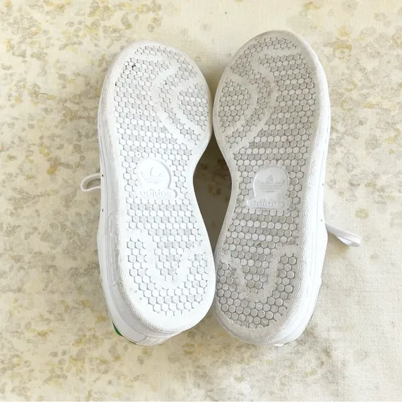 Adidas Stan Smith Big Kid 4.5 Sneakers White Green Gender Neutral Boys Girls