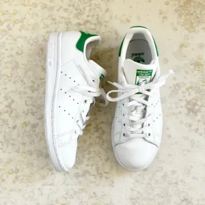Adidas Stan Smith Big Kid 4.5 Sneakers White Green Gender Neutral Boys Girls