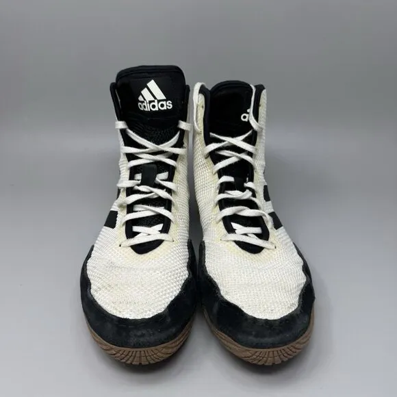 Adidas Tech Fall 2.0 Mens Size 9 Wrestling Shoes Sneakers White Black FV2470