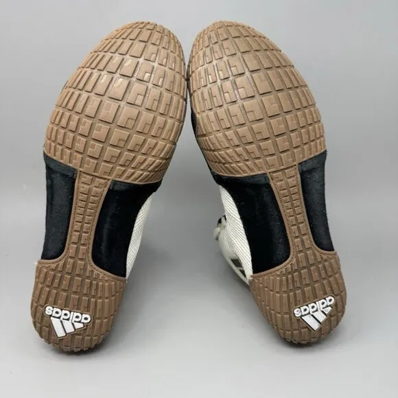 Adidas Tech Fall 2.0 Mens Size 9 Wrestling Shoes Sneakers White Black FV2470