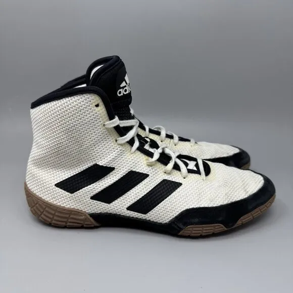 Adidas Tech Fall 2.0 Mens Size 9 Wrestling Shoes Sneakers White Black FV2470