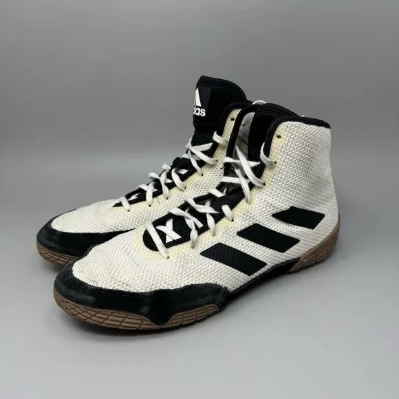 Adidas Tech Fall 2.0 Mens Size 9 Wrestling Shoes Sneakers White Black FV2470