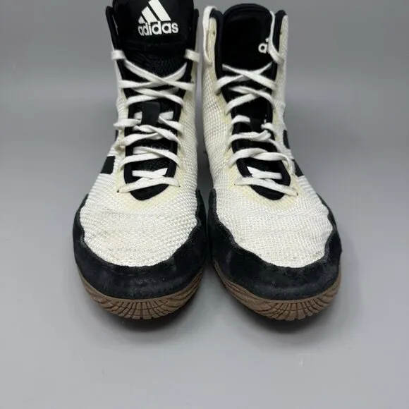 Adidas Tech Fall 2.0 Mens Size 9 Wrestling Shoes Sneakers White Black FV2470