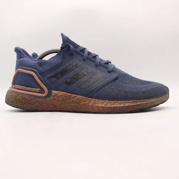 Adidas UltraBoost 20 Tech Indigo Men's 11/5 Blue/Metallic Copper Sneakers FV4394
