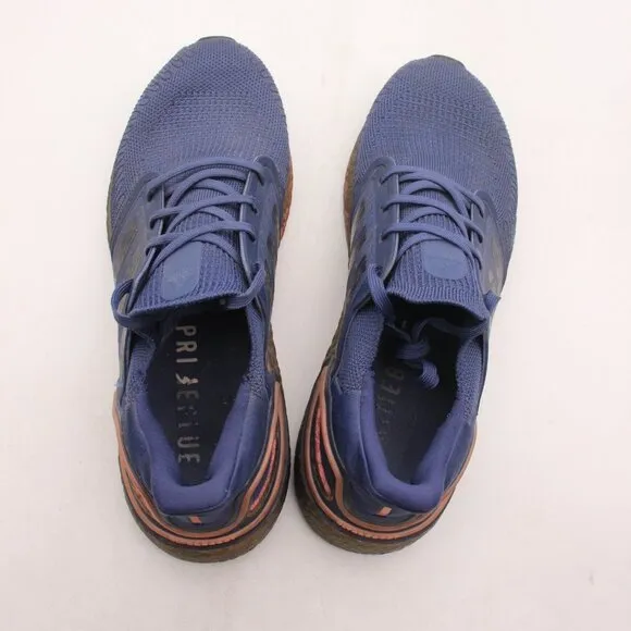 Adidas UltraBoost 20 Tech Indigo Men's 11/5 Blue/Metallic Copper Sneakers FV4394