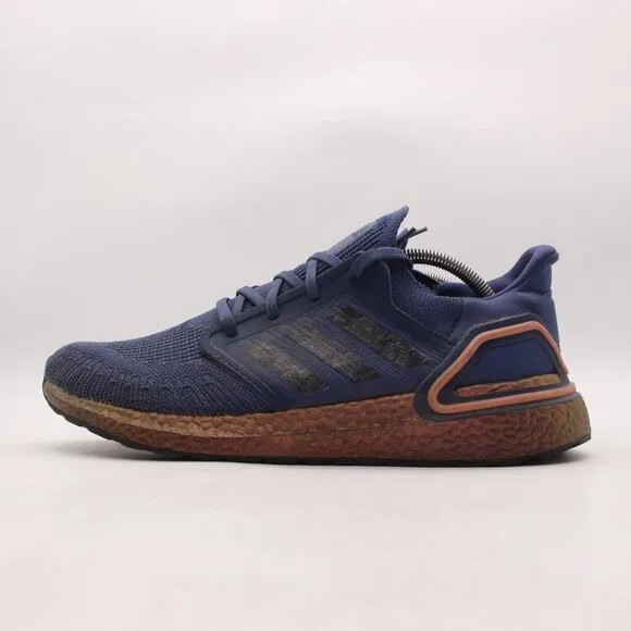 Adidas UltraBoost 20 Tech Indigo Men's 11/5 Blue/Metallic Copper Sneakers FV4394