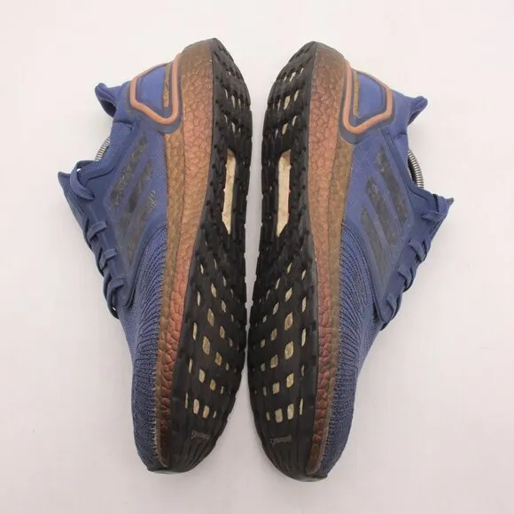 Adidas UltraBoost 20 Tech Indigo Men's 11/5 Blue/Metallic Copper Sneakers FV4394