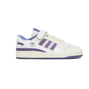 Adidas Womens Forum 84 Low Sneakers Shoes Size 5 New White Tech Purple Cream