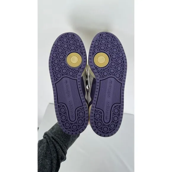 Adidas Womens Forum 84 Low Sneakers Shoes Size 5 New White Tech Purple Cream