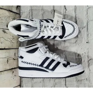 Adidas X Aaron Judge Forum Mid GY3814 White Navy Sneakers Shoes MENS SIZE 10