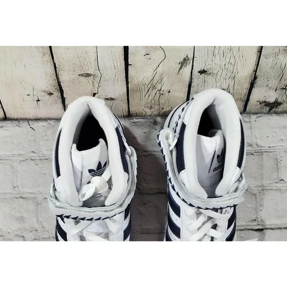 Adidas X Aaron Judge Forum Mid GY3814 White Navy Sneakers Shoes MENS SIZE 10